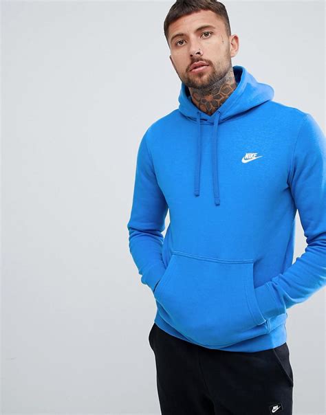 blauwe hoodie nike|Nike blue pullover hoodie.